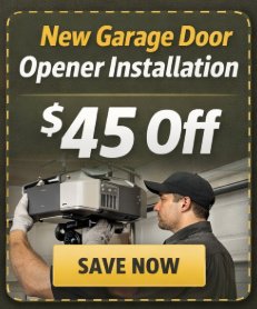 Coupon - New Garage Door Opener Installation $45 Off