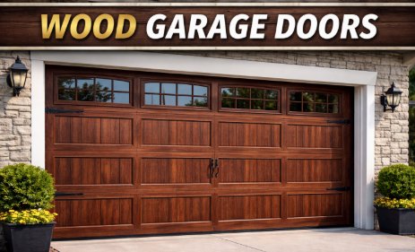 Wood Garage Door Installation Branford
